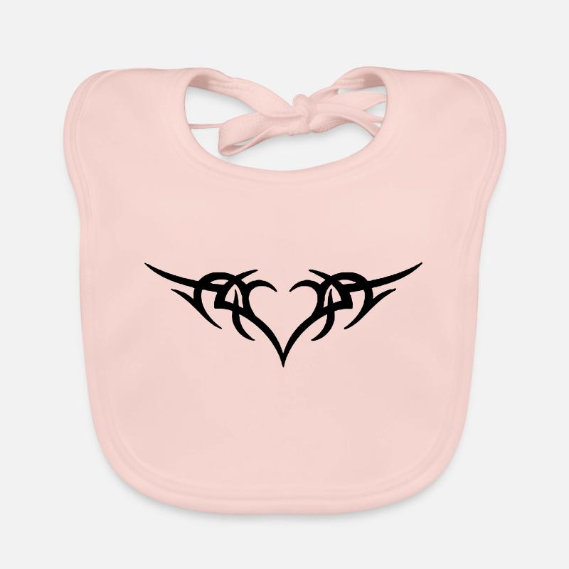 Tribal - Bavoir bio Bébé - rose