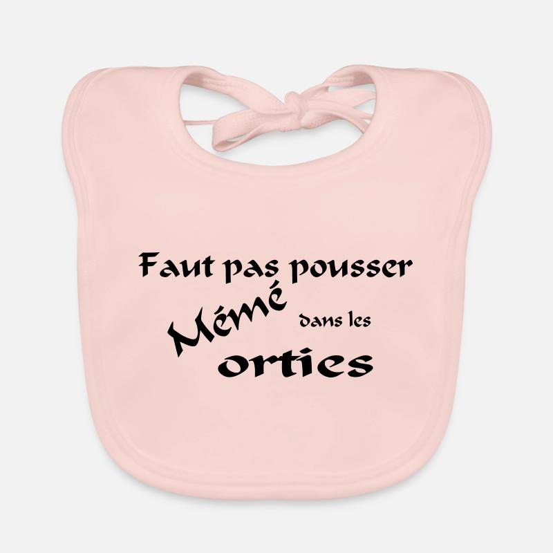 mémé orties Bavoir bio Bébé