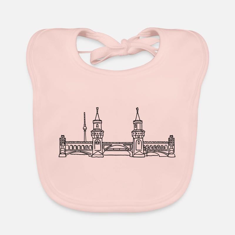 Oberbaumbrücke à Berlin Bavoir bio Bébé