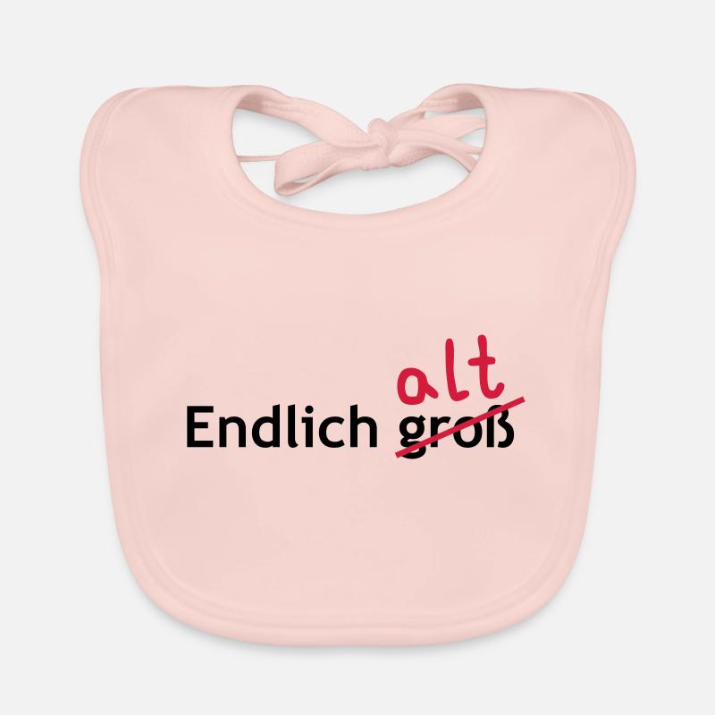 Endlich alt Baby Bio-Lätzchen