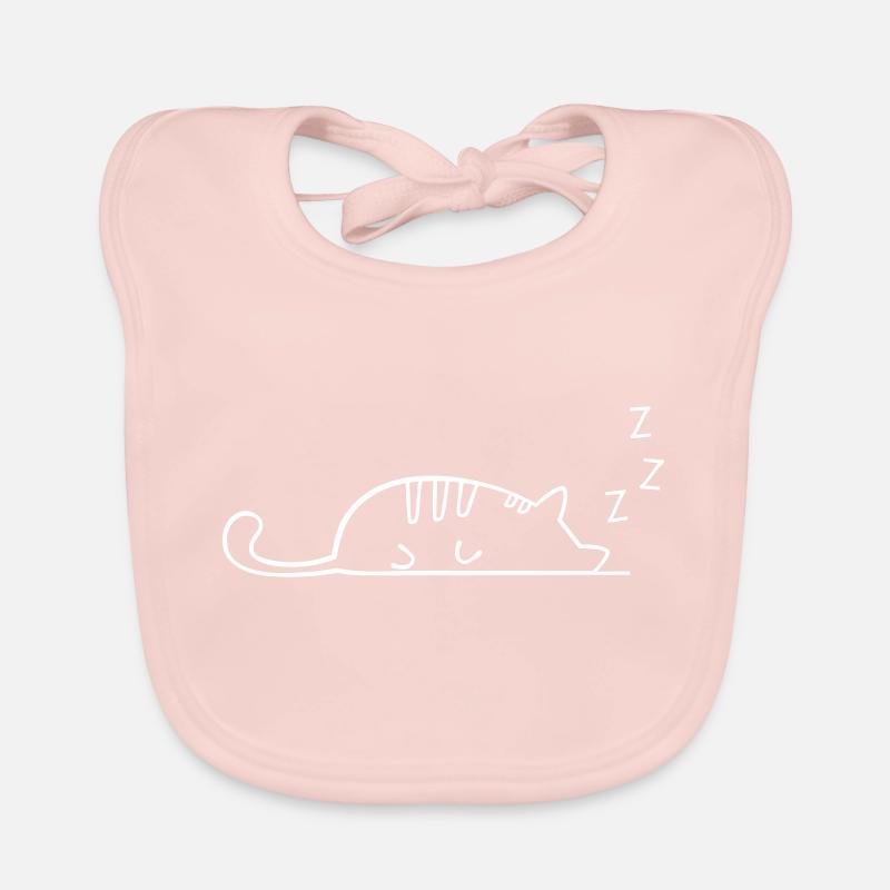 Sleeping Cat Organic Baby Bibs