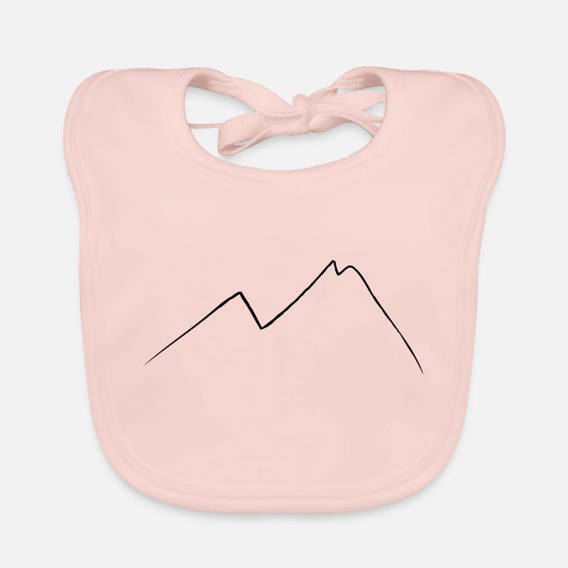 berg - Baby Bio-Lätzchen - Rose