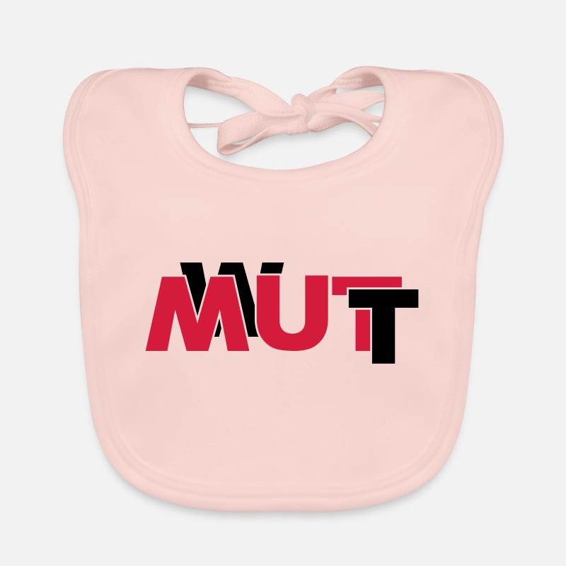 Wut oder Mut Baby Bio-Lätzchen