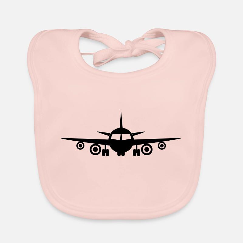 Fly a plane Organic Baby Bibs
