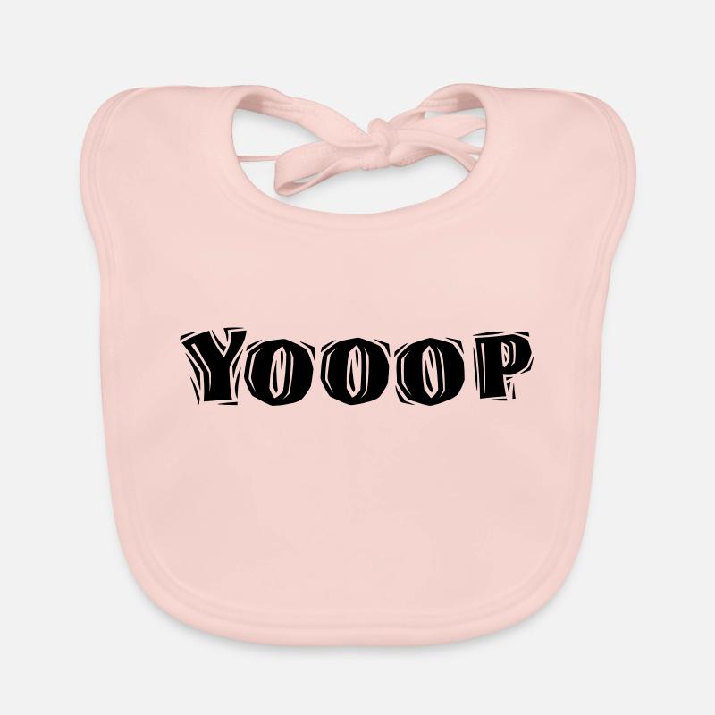 yooopmini - Bavoir bio Bébé - rose