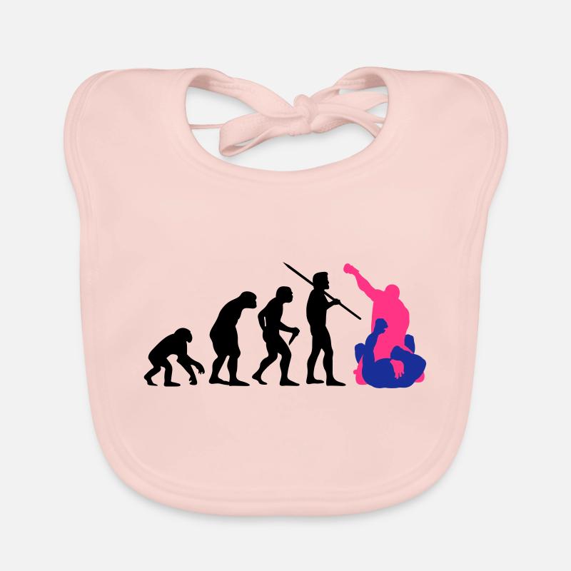Evolution des Mannes - MMA Baby Bio-Lätzchen