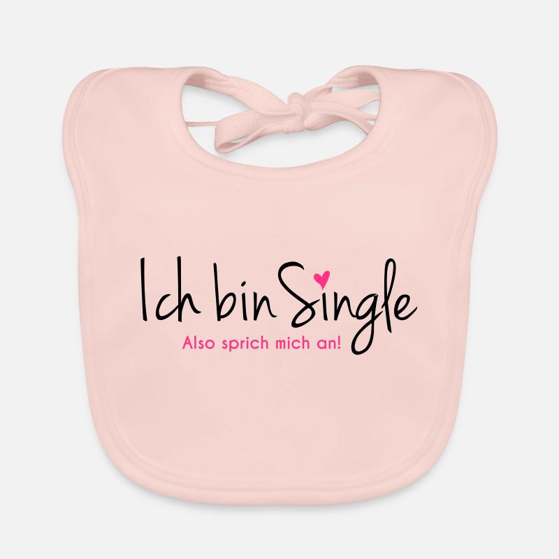 single - Baby Bio-Lätzchen - Rose