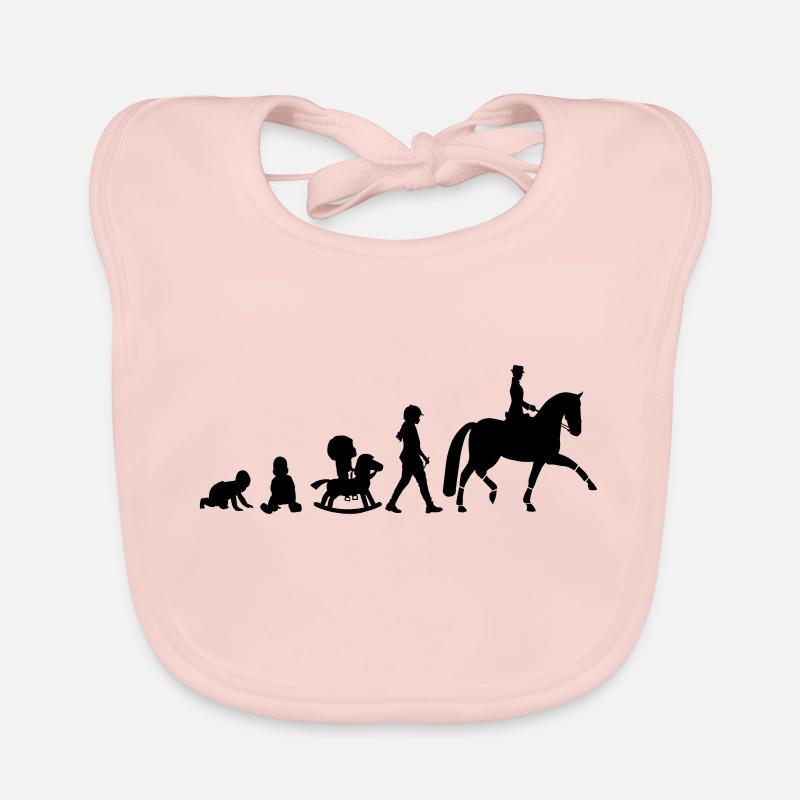 Evolution Dressur Reiter Baby Bio-Lätzchen