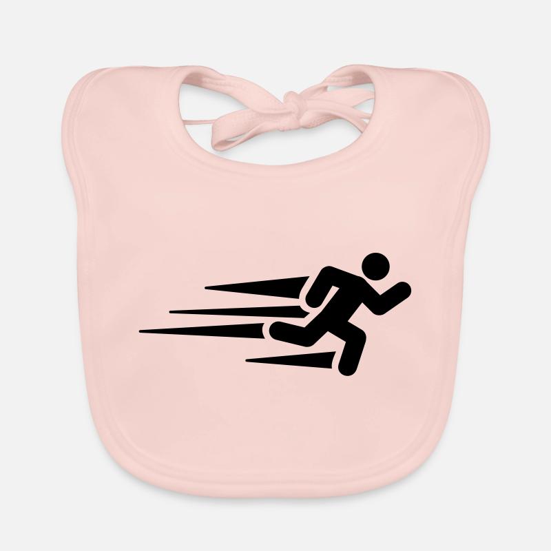 running__man_f1 Bavoir bio Bébé
