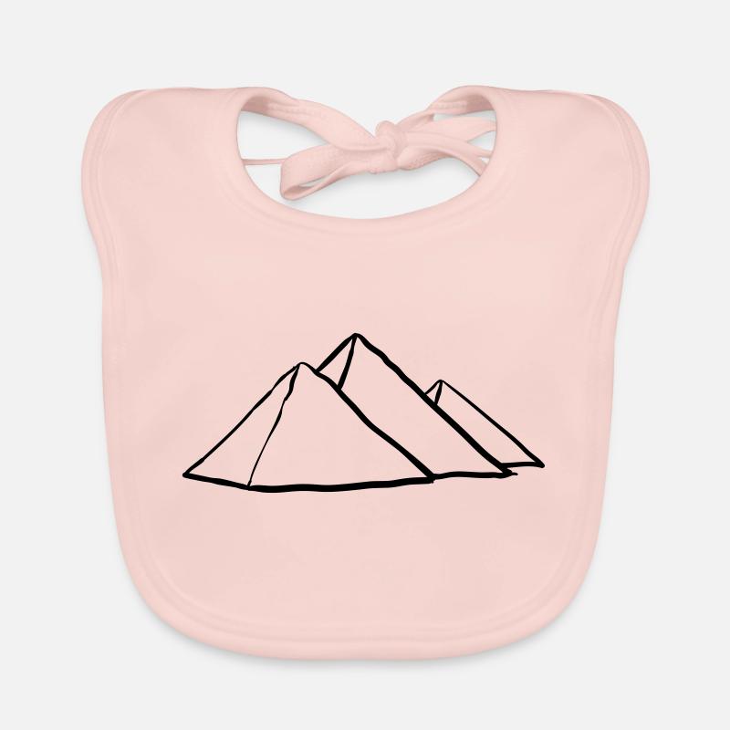Pyramides de Gizeh Bavoir bio Bébé