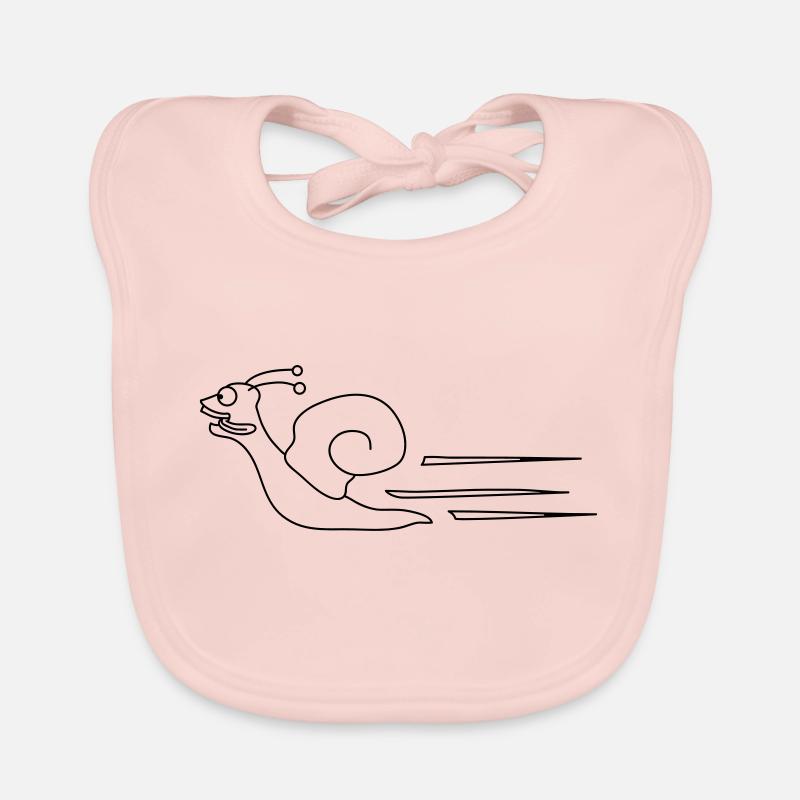 Fast Snail Baby Bio-Lätzchen