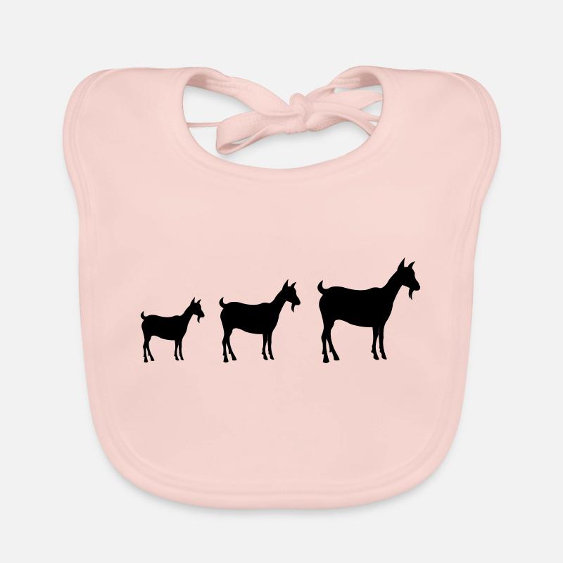 ziegen_bande Bavaglino ecologico per neonato