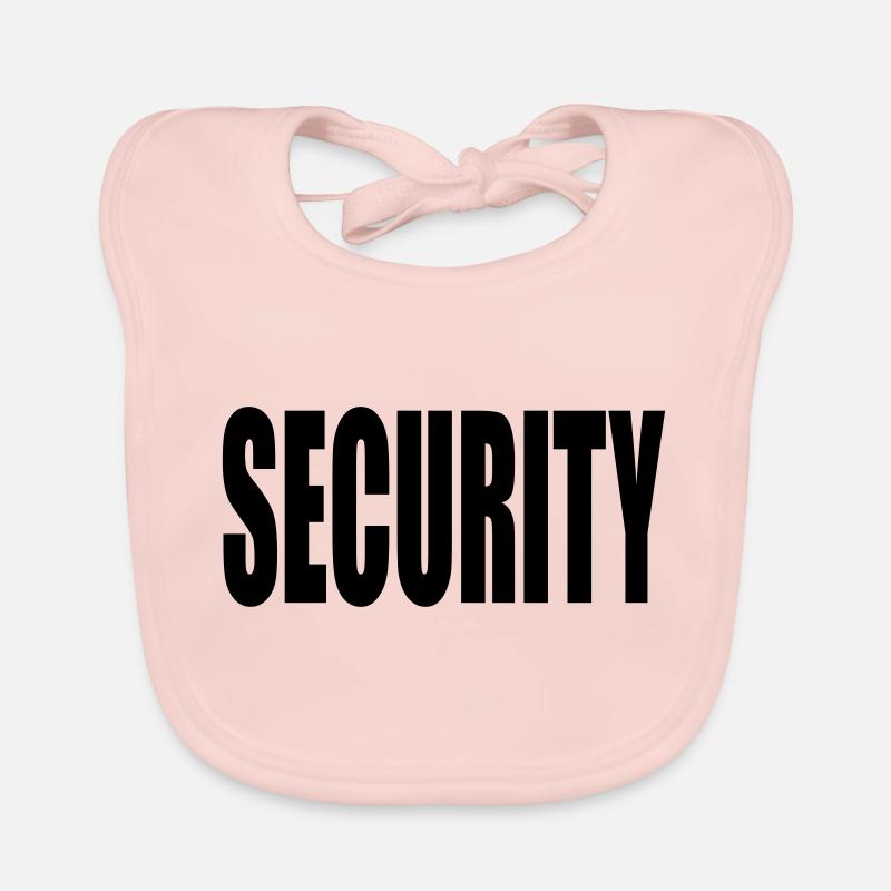 Security Graffiti Logo Bavoir bio Bébé