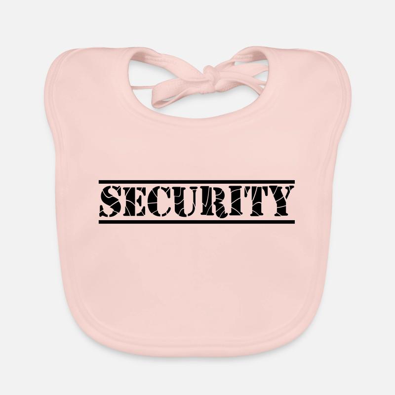 Security Lines Design Bavoir bio Bébé