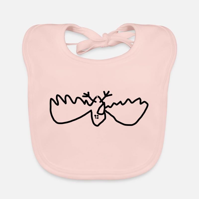 Oiseau mort Bavoir bio Bébé