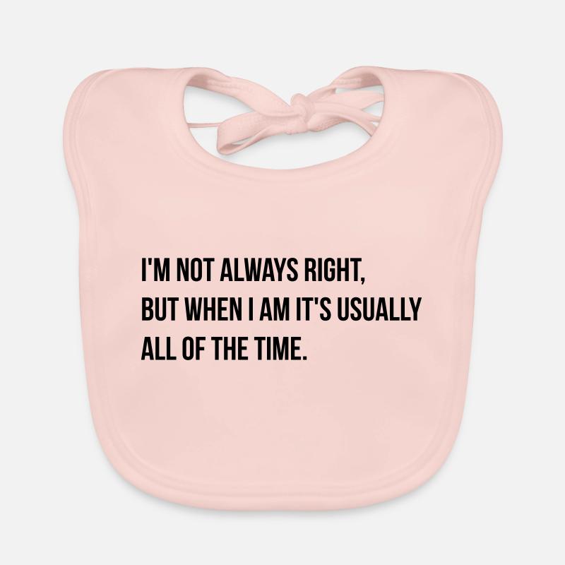 always right Baby Bio-Lätzchen