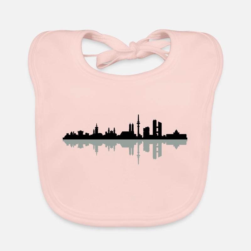 Skyline München Baby Bio-Lätzchen