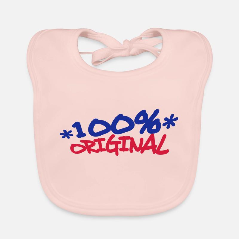Dessin animé comique 100 % Original Bavoir bio Bébé