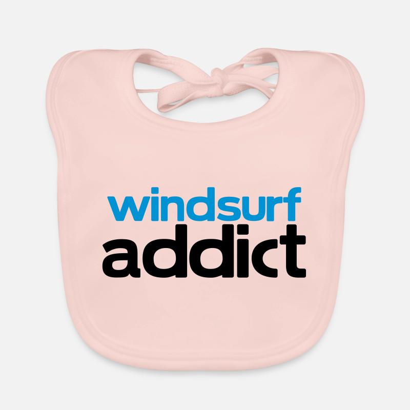 windsurf addict Baby Bio-Lätzchen