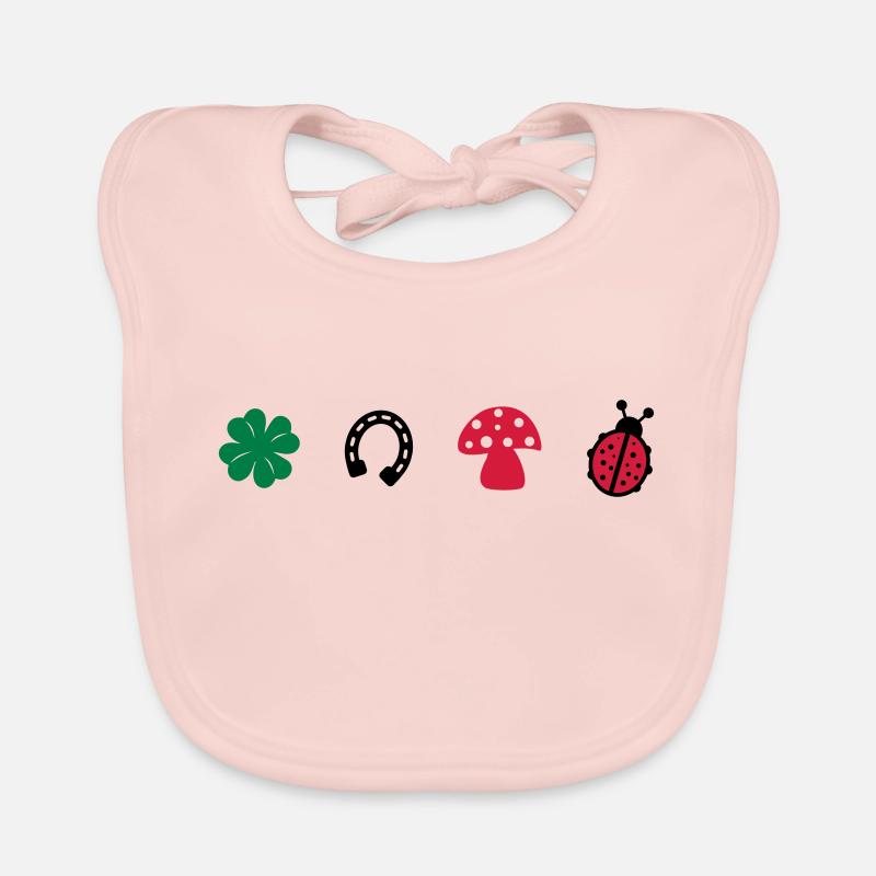 Glücksbringer Baby Bio-Lätzchen