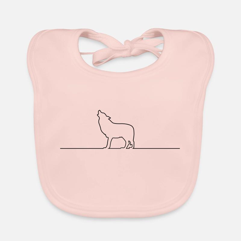 wolf design Baby Bio-Lätzchen