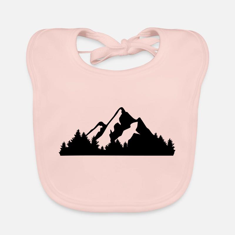 Berge und Wald Baby Bio-Lätzchen