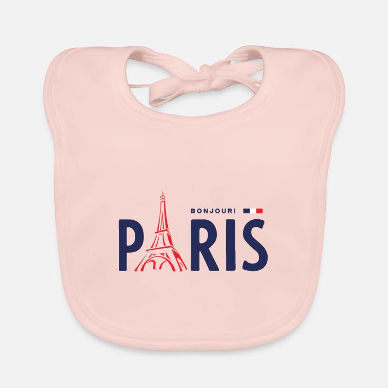 Paris tour eiffel Bavoir bio Bébé