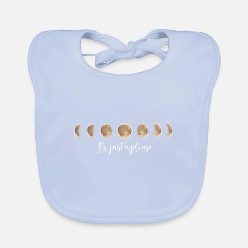 Moon phase Organic Baby Bibs