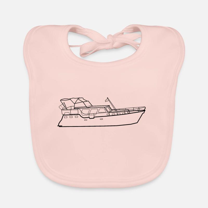 Hausboot Black Baby Bio-Lätzchen