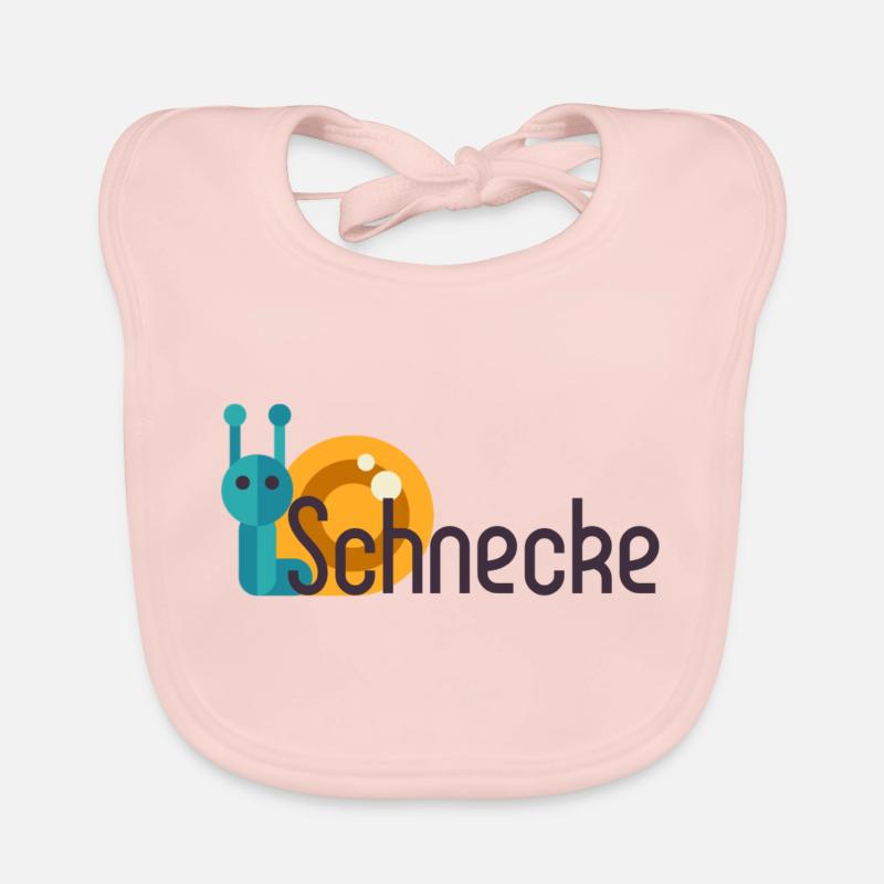 Schnecke Baby Bio-Lätzchen