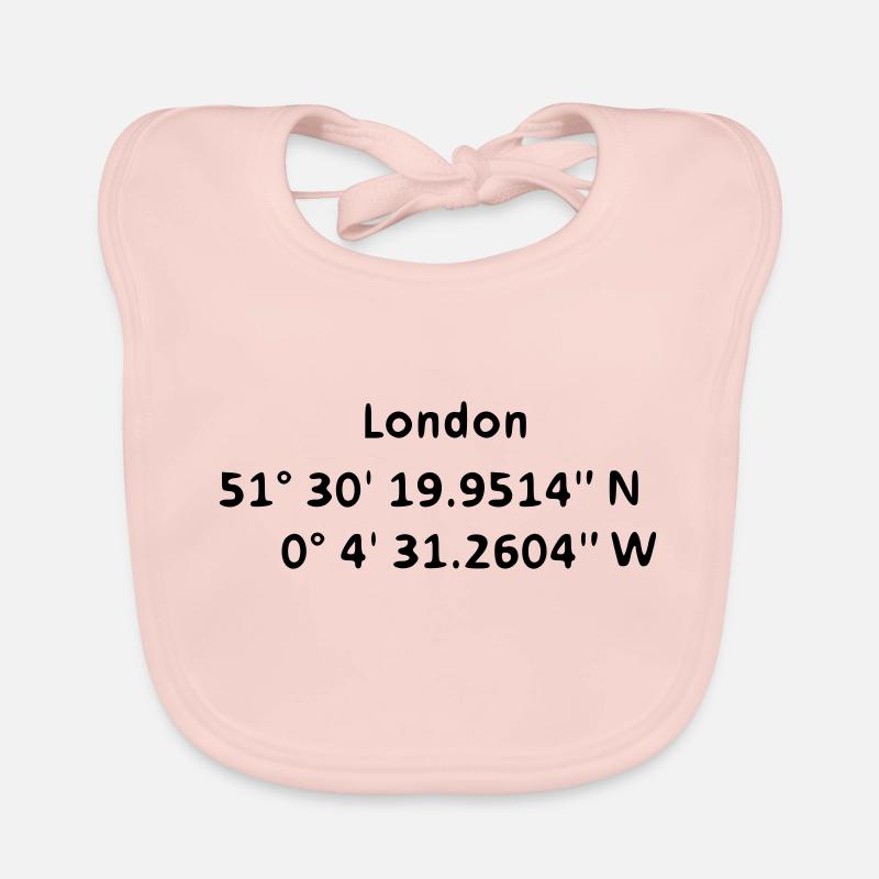 Londres - Londres Bavoir bio Bébé