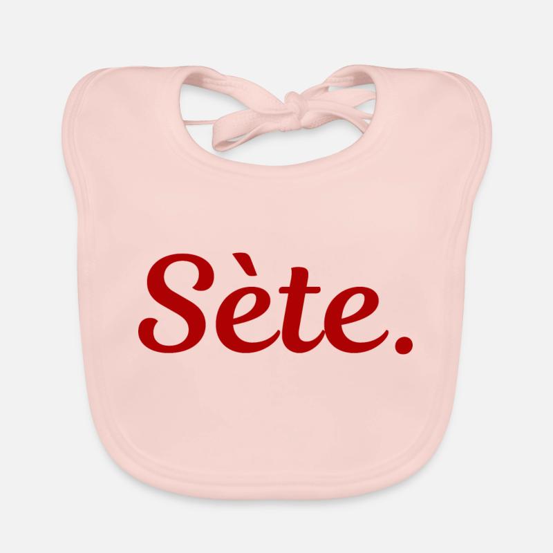 Sète - Bavoir bio Bébé - rose