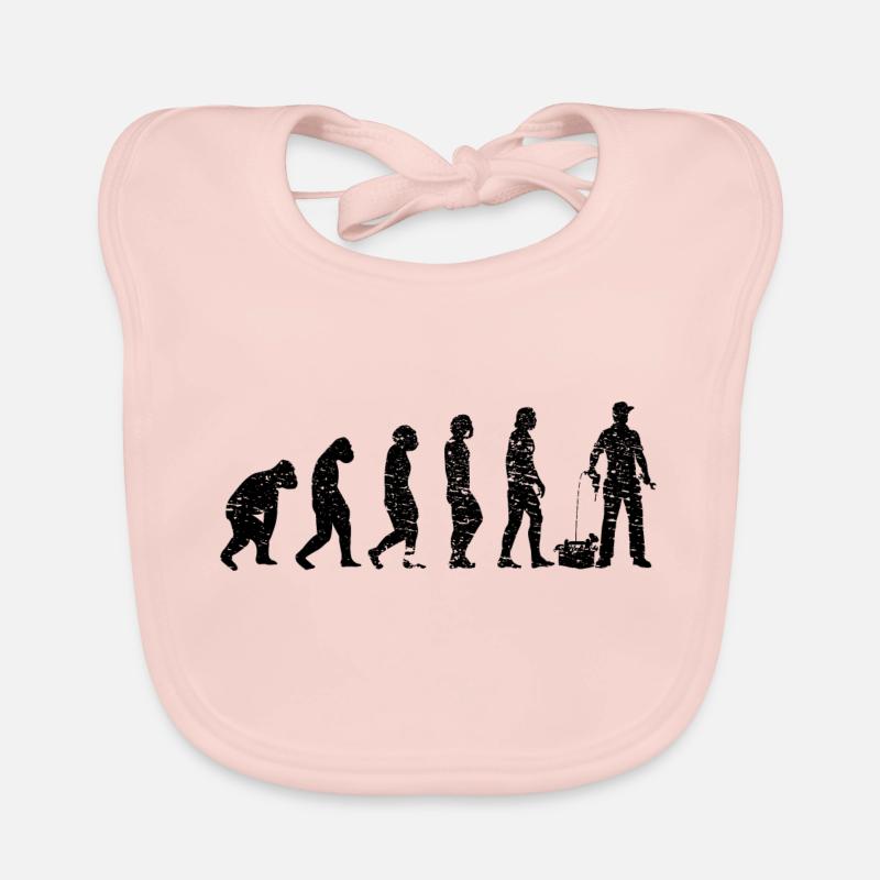 Handwerk Evolution Handwerker Werkzeug Elektronik Baby Bio-Lätzchen