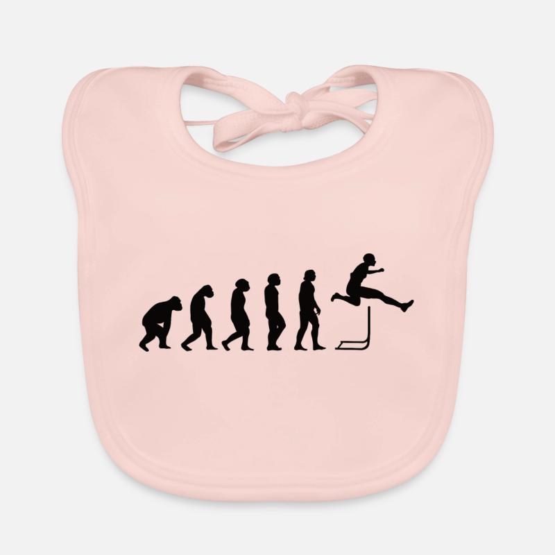 Hurdler Hurdlers Hurdles Evolution Athlétisme Bavoir bio Bébé