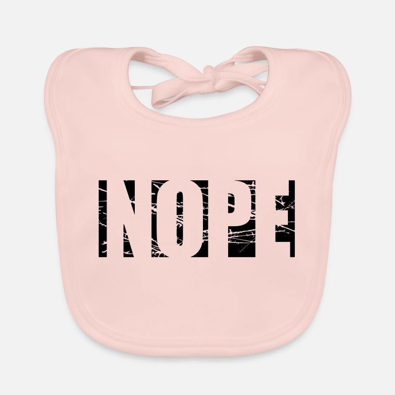 Scratch Nope Logo Bavoir bio Bébé