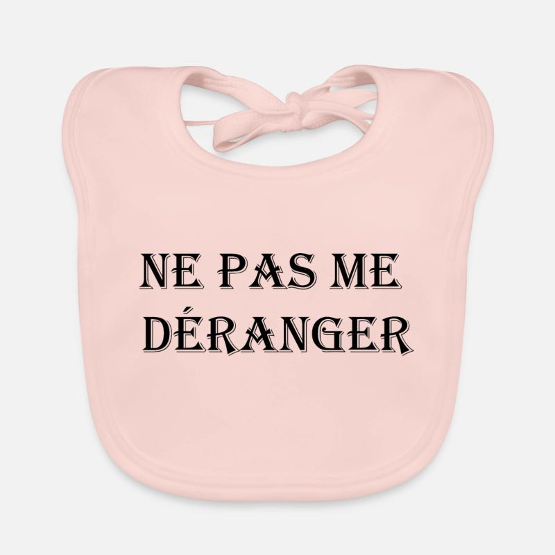 Ne pas me déranger Bavoir bio Bébé