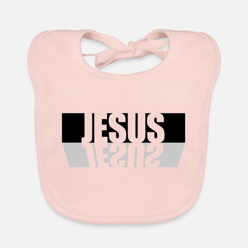 Reflection Beam Jesus Organic Baby Bibs