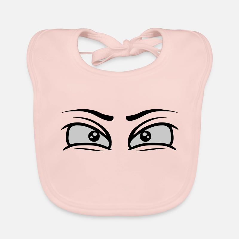 Willpower Determined eyes Organic Baby Bibs