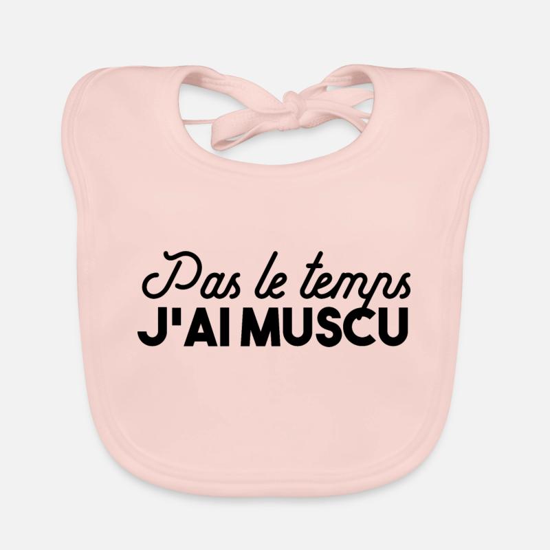 Muscu Bavoir bio Bébé
