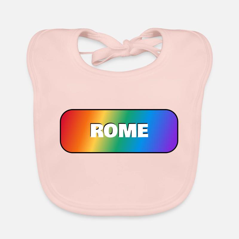 ROM REGENBOGEN HAPPY PRIDE Baby Bio-Lätzchen