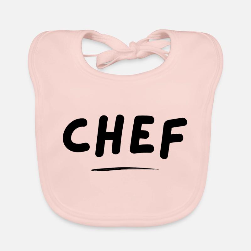CHEF - originelle Geschenkidee Baby Bio-Lätzchen