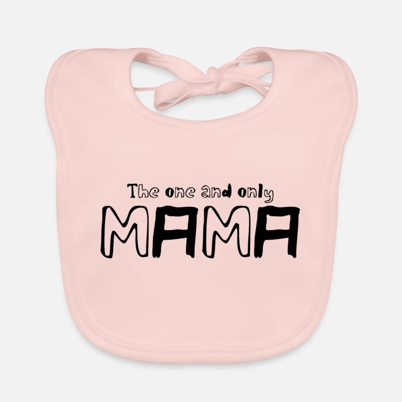 The one and only Mama | Mutter | Mama | Eltern Baby Bio-Lätzchen