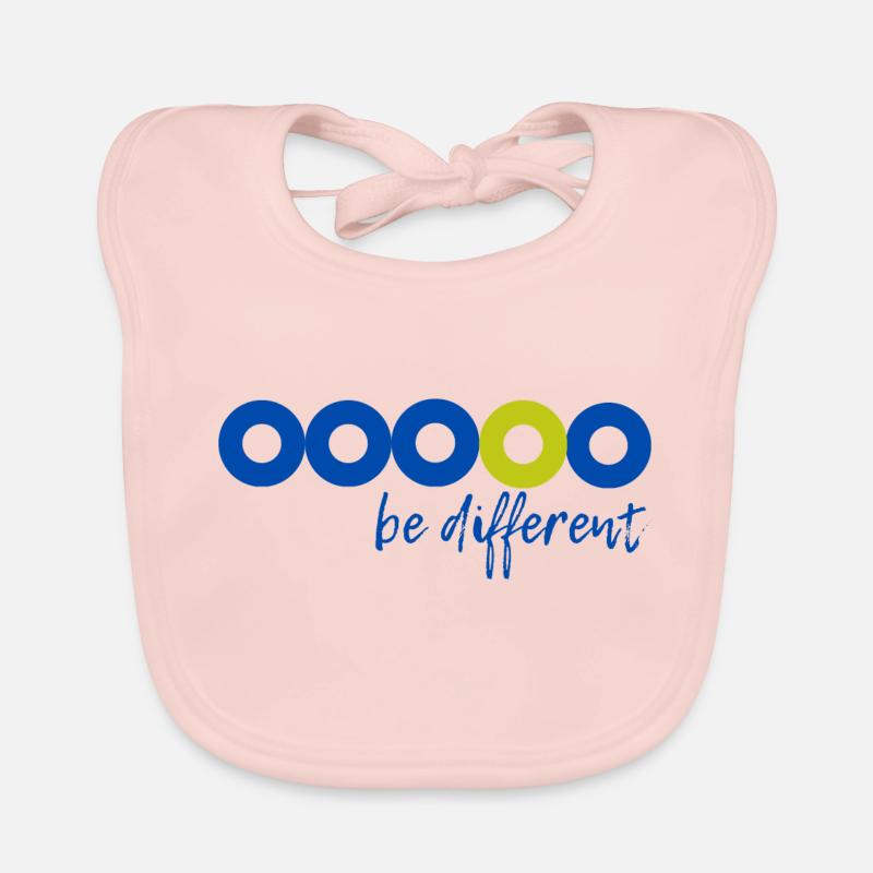Soyez différent - Soyez vous-même !! Bavoir bio Bébé