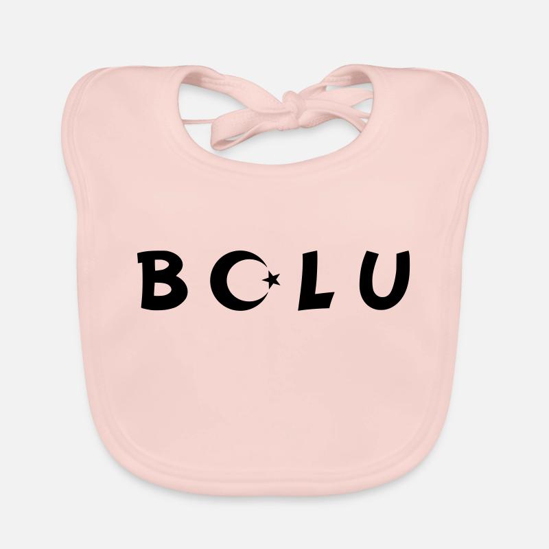 Bolu Turkey Flag Organic Baby Bibs