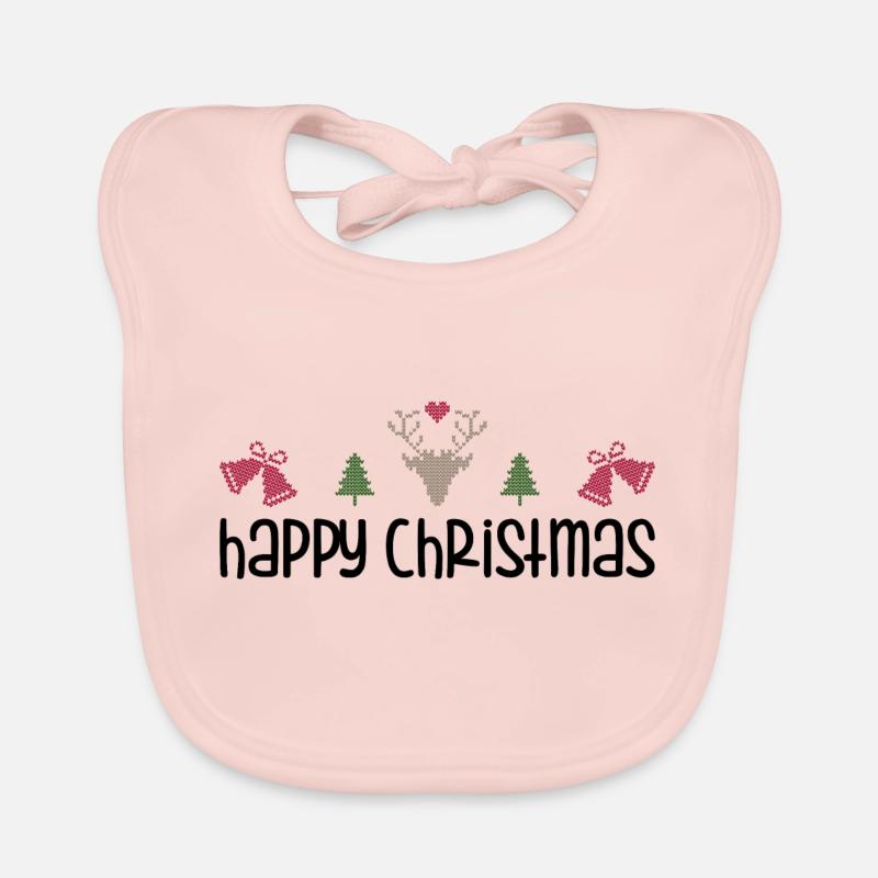 Happy Christmas Baby Bio-Lätzchen