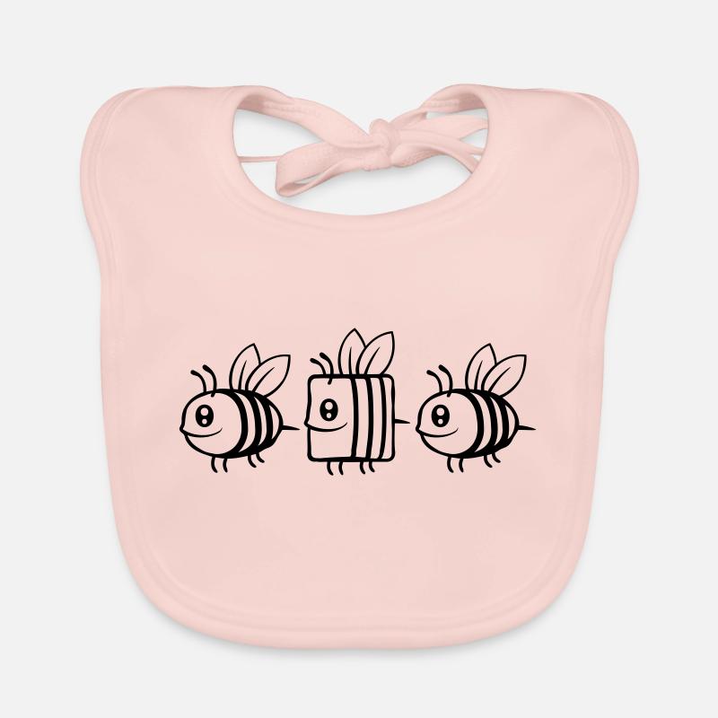 Comic Bienen bee different Baby Bio-Lätzchen