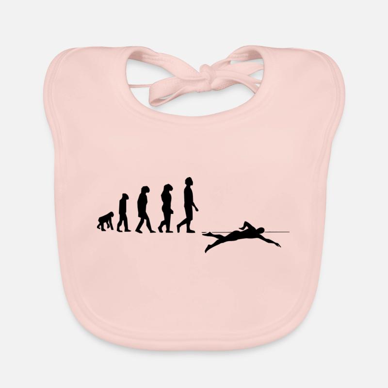 Evolution des Schwimmens Baby Bio-Lätzchen