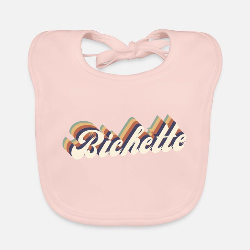 bichette vintage Bavoir bio Bébé
