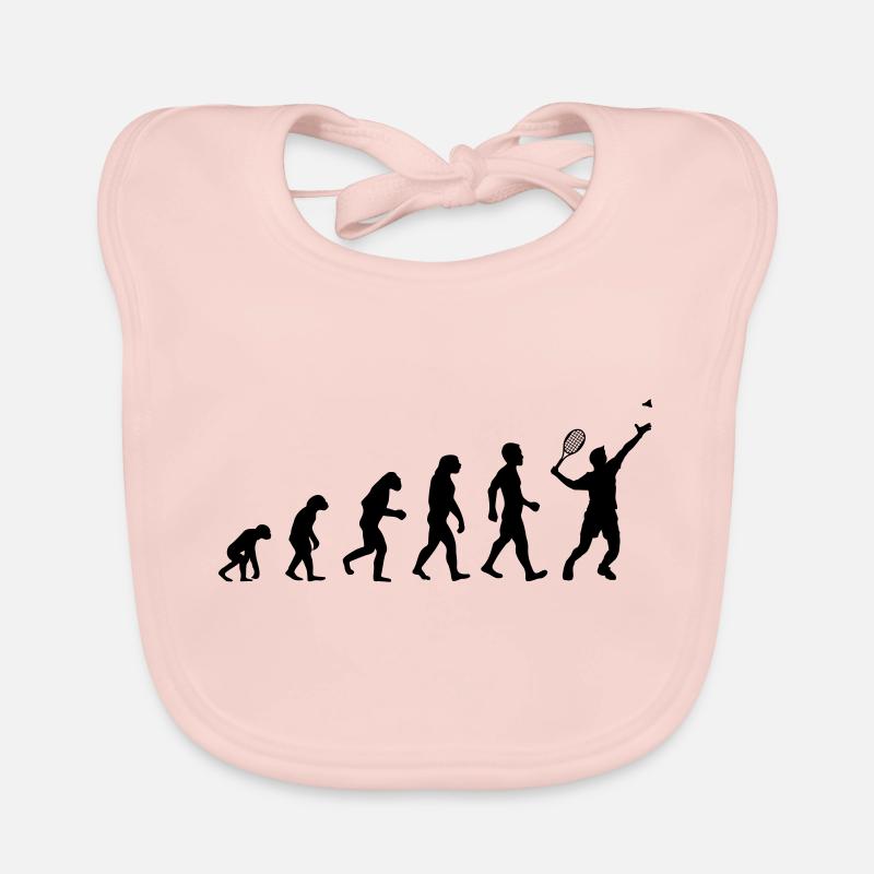 evolution badminton Baby Bio-Lätzchen