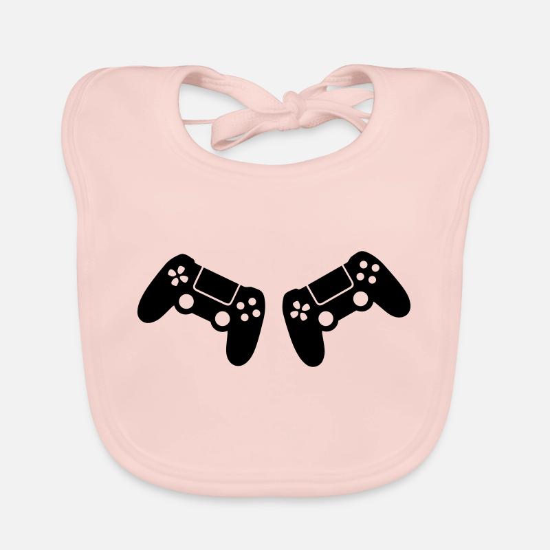 Gamepads Organic Baby Bibs